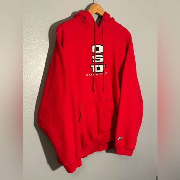 Vintage Embroidered Ohio State University OSU Buckeyes Hoodie Sweatshirt | XL - Picture 2 of 6